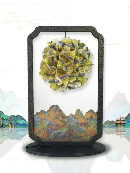 Intangible Cultural Heritage Paper Cut Lamp with Gift Box